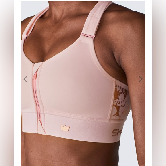 SHEFIT Intimates & Sleepwear Shefit Pink Adjustable Flex Sports Bra